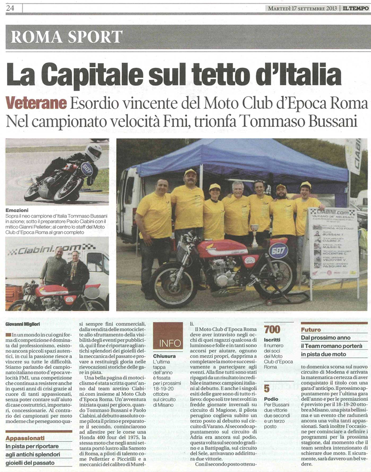 Il Tempo 17-09-2013