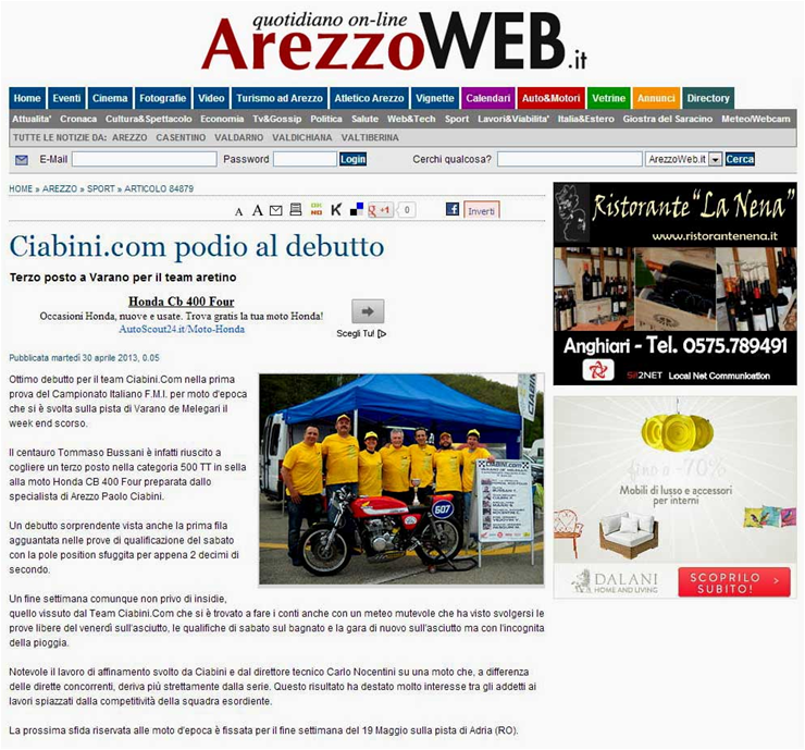 Arezzo Web  30-04-2013
